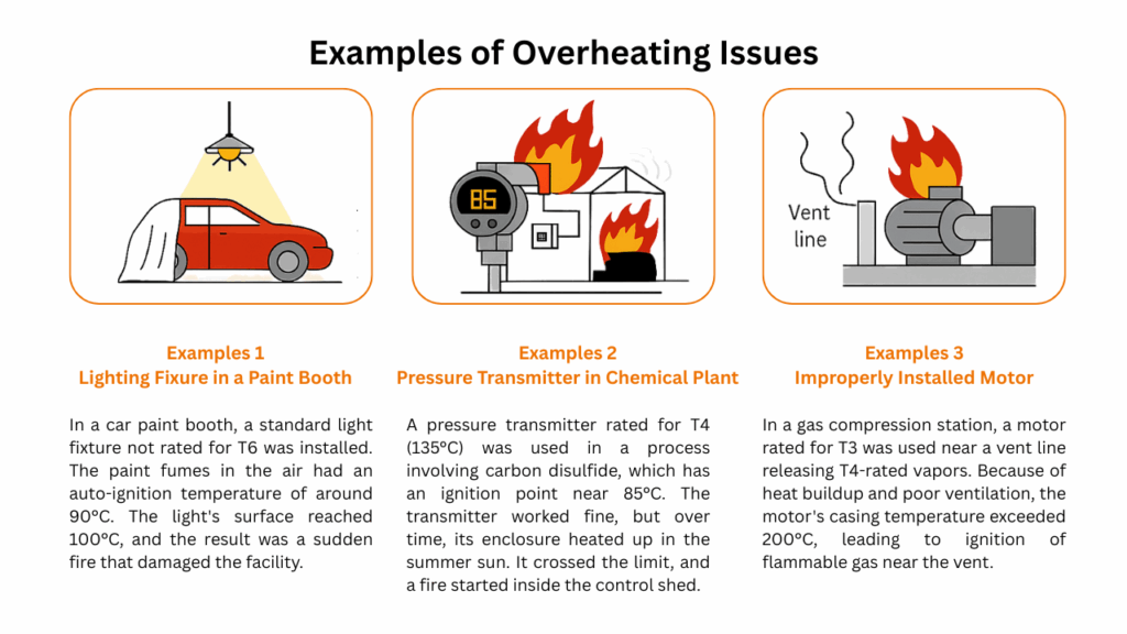 Examples of Overheating Issues