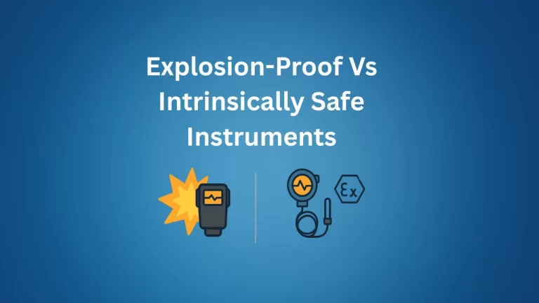 Explosion-Proof vs. Intrinsically Safe
