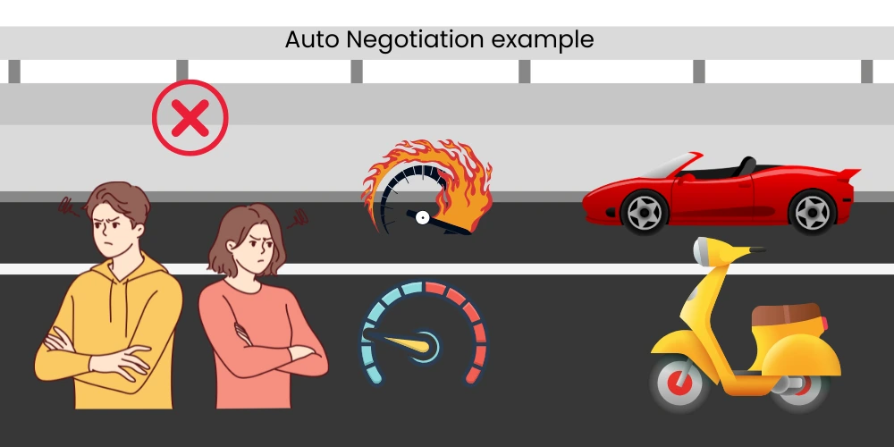 auto negotiation not working