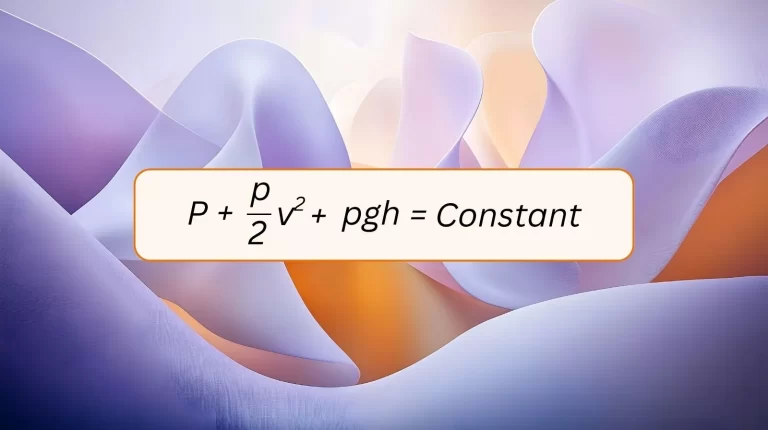 Bernoulli's equation