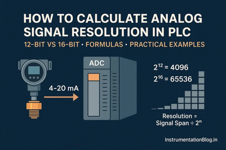 Analog Signal Resolution in PLC