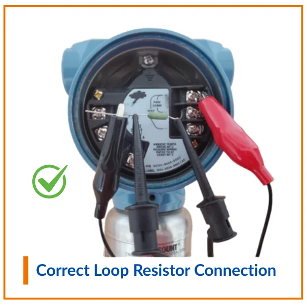 HART Loop Resistor Correct Installation
