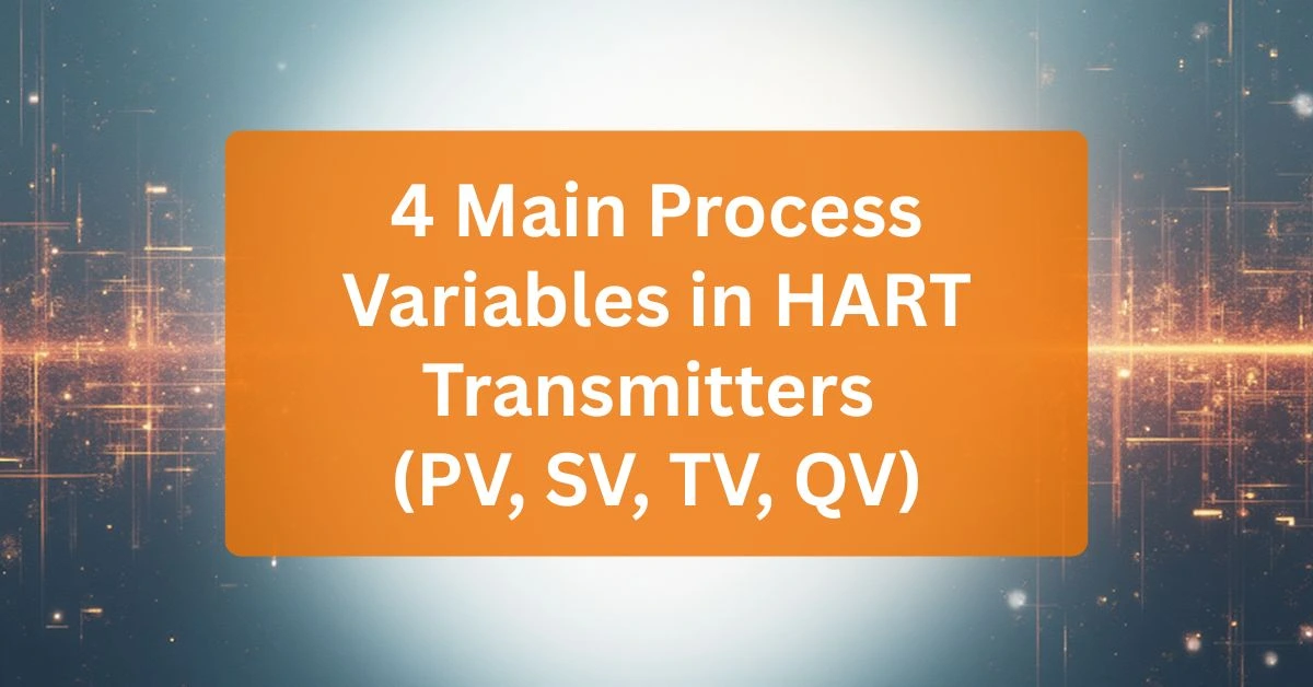 Process Variables In HART Transmitter