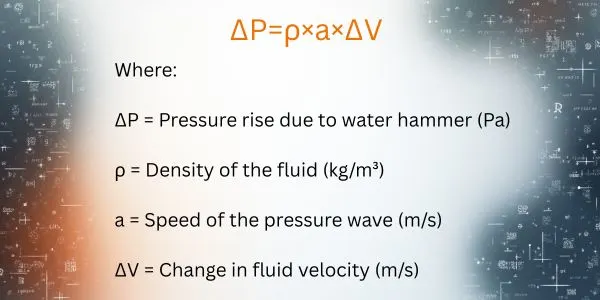 Surge Pressure Calculation