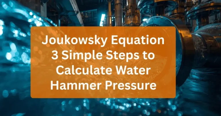 Water Hammer Formula