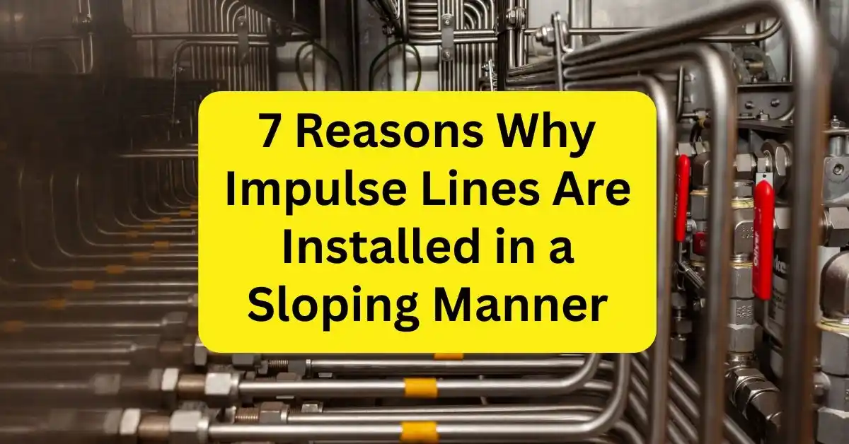 Why Impulse Lines Are Installed in a Sloping Manner