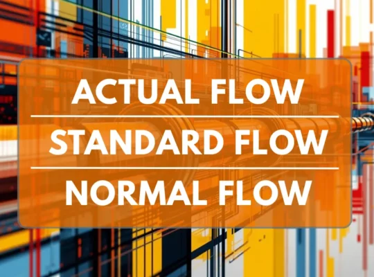 Actual Flow-Standard Flow-Normal Flow