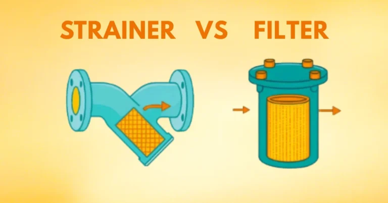 Difference Between Strainer and Filter
