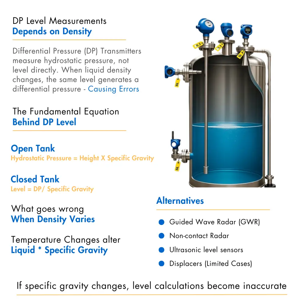 Differential Pressure Transmitter Level Measurement