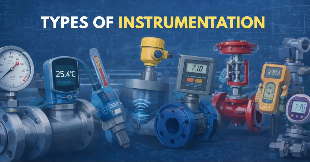 Types of instrumentation