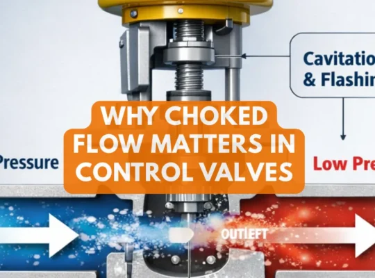 Why Choked Flow Matters in Control Valves