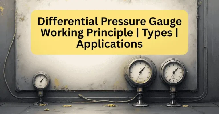 differential pressure gauge working principle