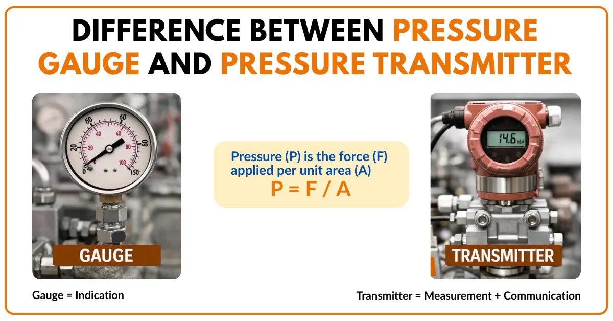 Difference Between Pressure Gauge and Pressure Transmitter