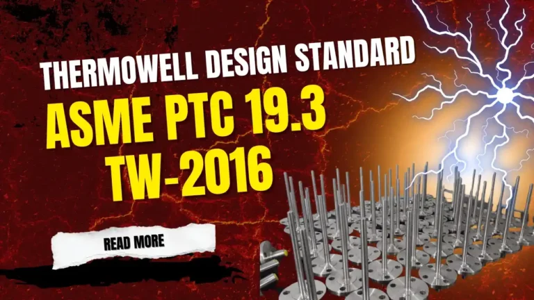 Thermowell Design Standard