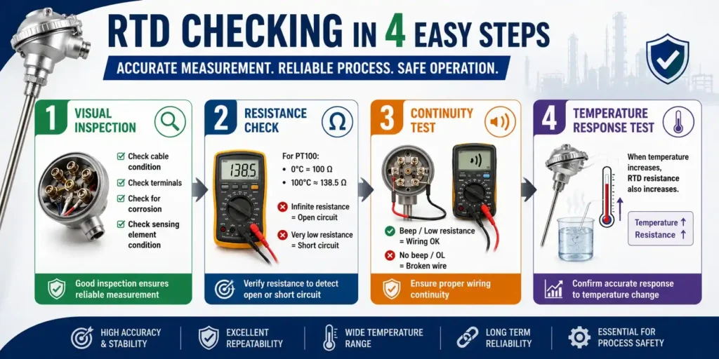RTD Checking Procedure