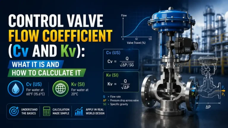 Control Valve Flow Coefficient