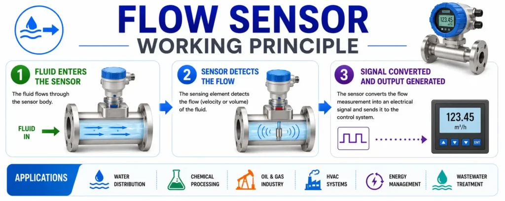 Flow Sensor Working Principle
