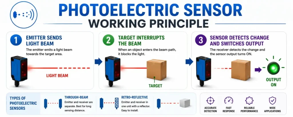 Photoelectric Sensor Working Principle