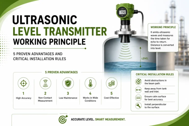 Ultrasonic Level Transmitter Working