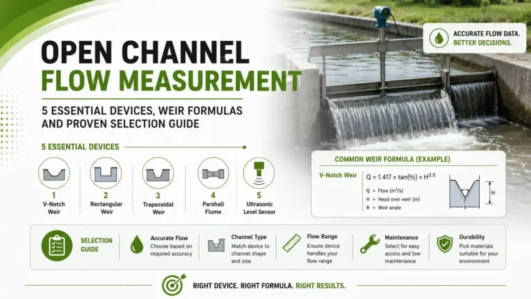 open channel flow measurement