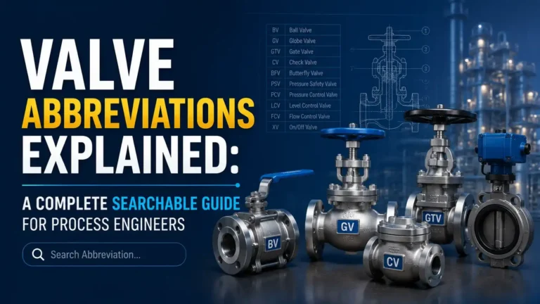 valve abbreviations