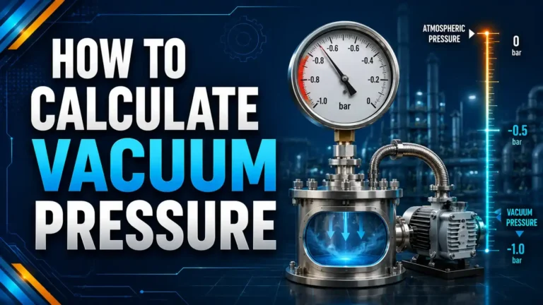 How to Calculate Vacuum Pressure