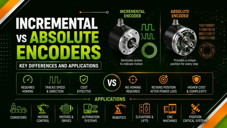 Incremental vs Absolute Encoders