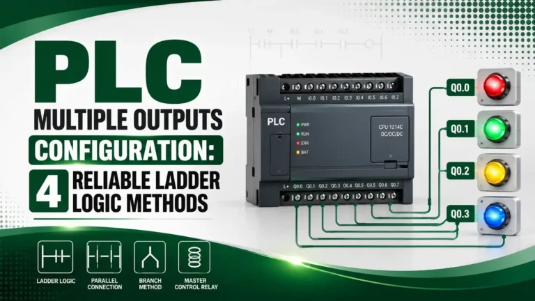 PLC multiple outputs configuration
