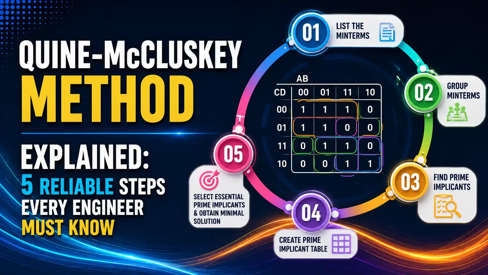 Quine-McCluskey method Quine-McCluskey method