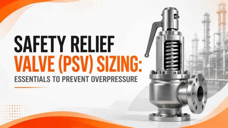 Safety Relief Valve Sizing