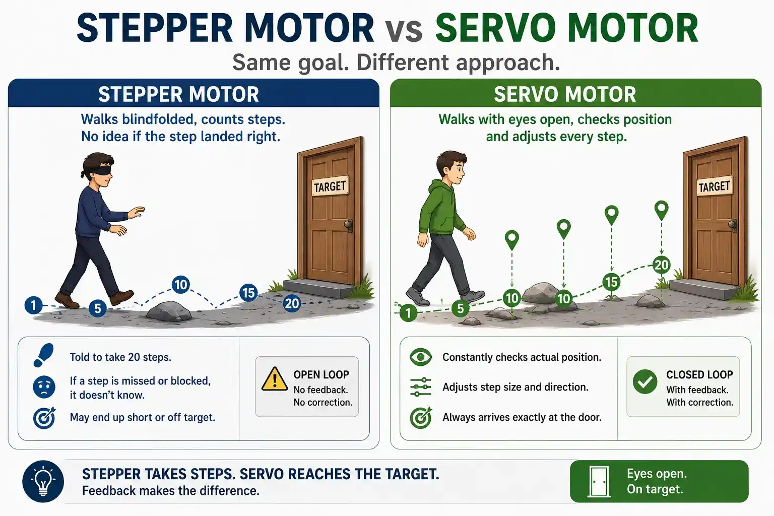 Servo-Motor-vs-Stepper-Motor