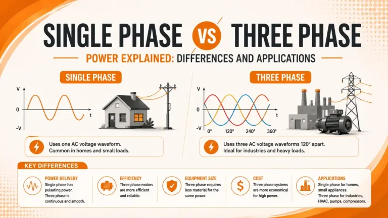 Single Phase vs Three Phase Power