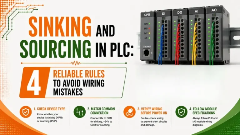 Sinking and Sourcing PLC