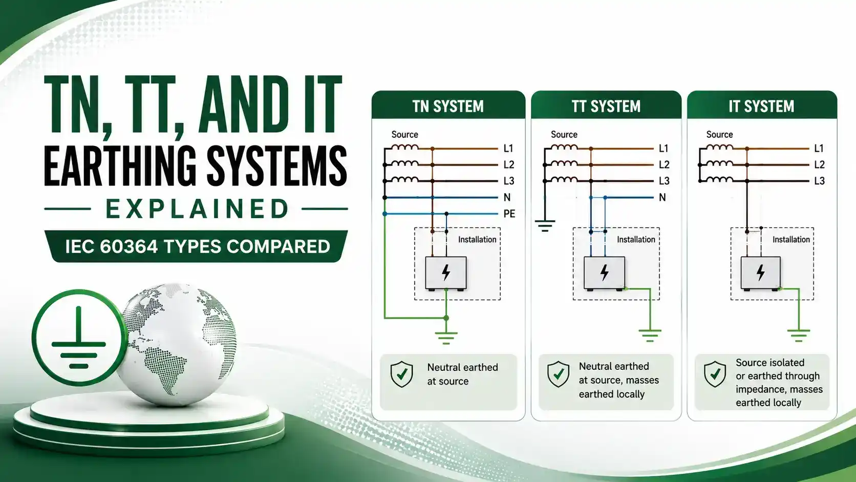 TN TT IT Earthing Systems TN TT IT Earthing Systems