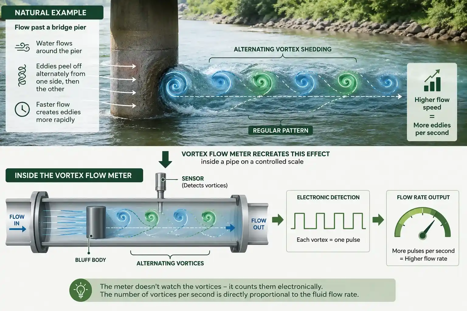 Vortex-Flow-Meter-Working-Principle Vortex-Flow-Meter-Working-Principle