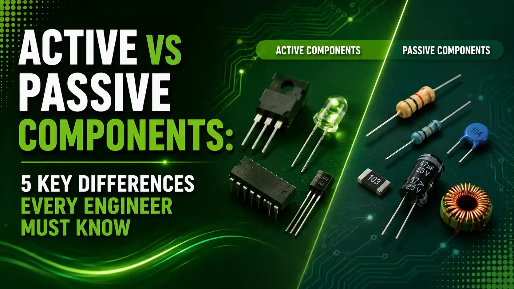 active vs passive components active vs passive components