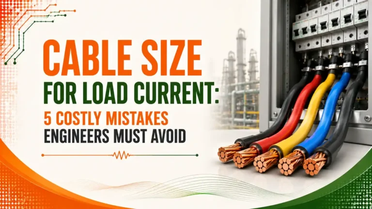 cable size for load current
