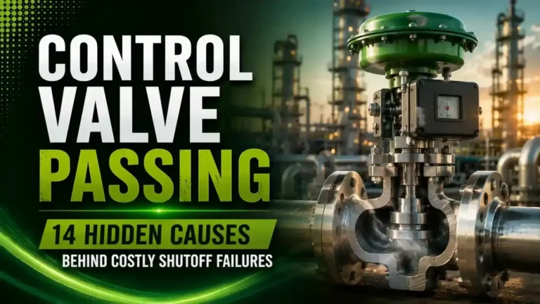 control valve passing