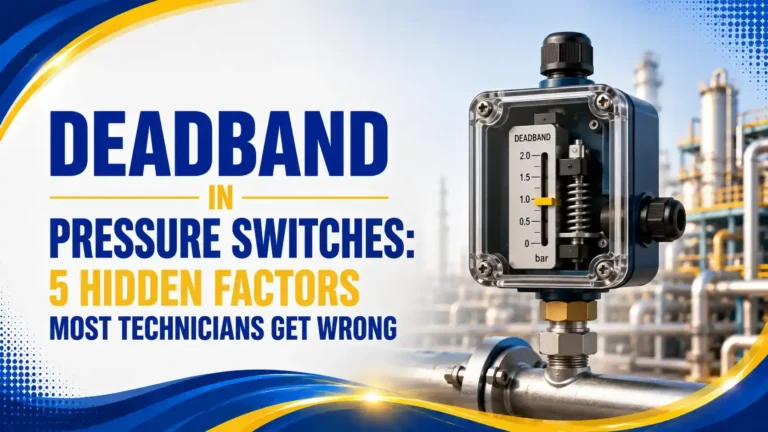 deadband in pressure switches