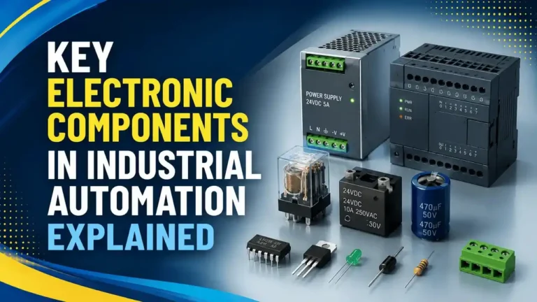 electronic components in industrial automation