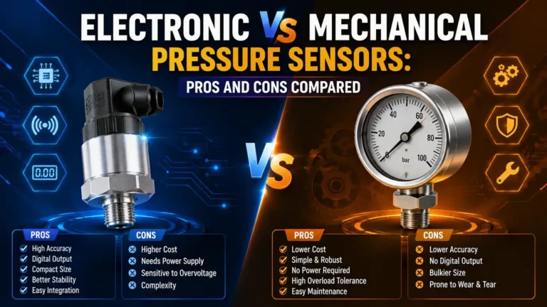 electronic vs mechanical pressure sensors