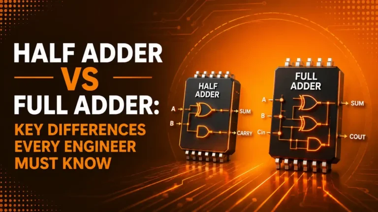 half adder vs full adder