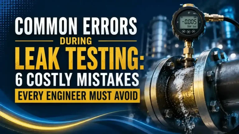 leak testing errors