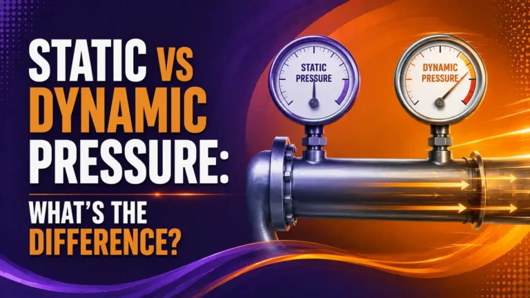 static vs dynamic pressure