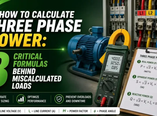 Calculate Three Phase Power