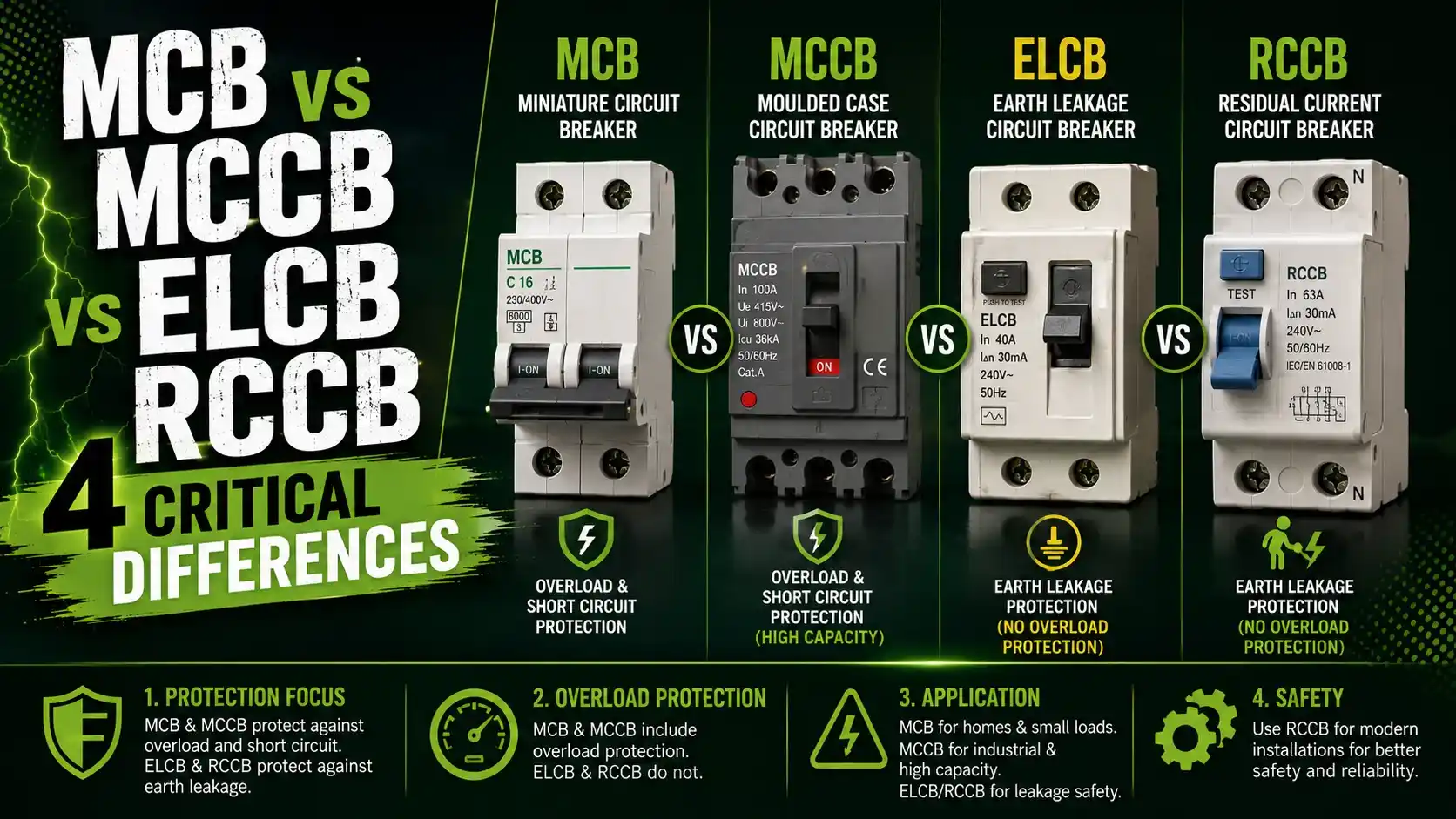 MCB vs MCCB