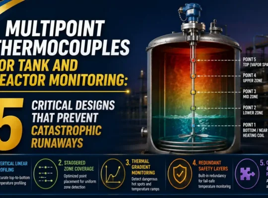 Multipoint thermocouples