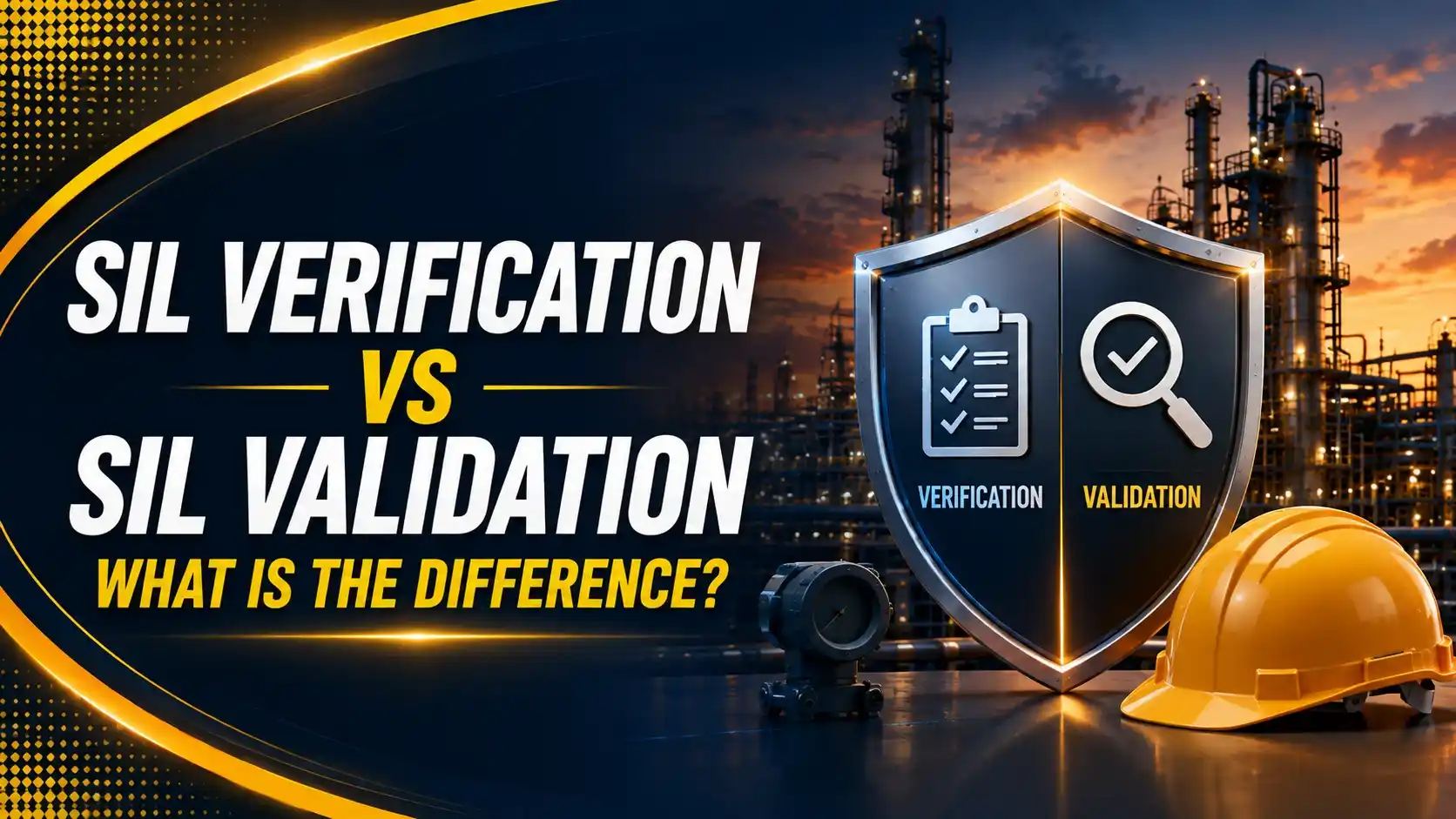 SIL verification vs SIL validation SIL verification vs SIL validation