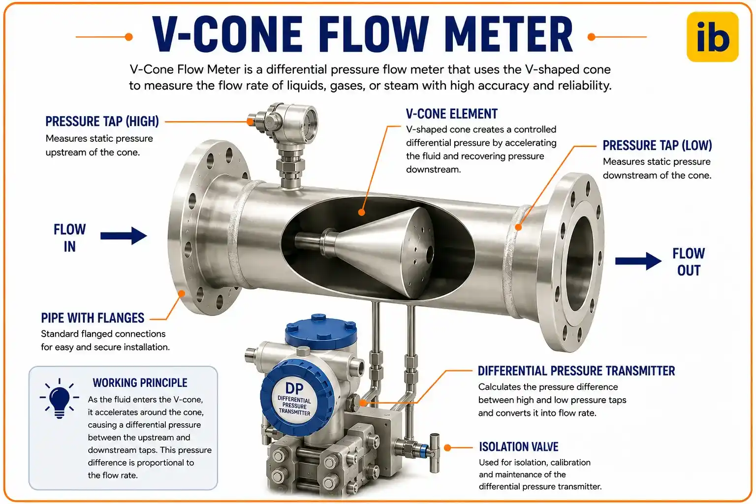 V-Cone Flow Meter V-Cone Flow Meter