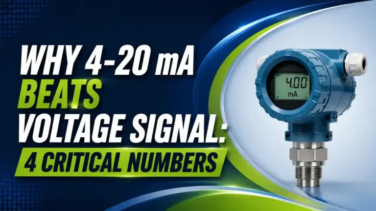 Why 4-20 mA Is Used Instead of a Voltage Signal